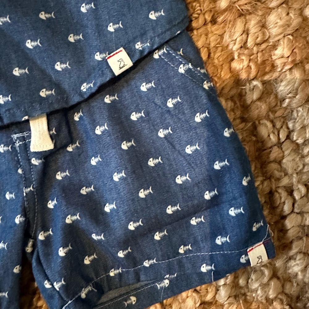 NWT Henry & Me chambray set
